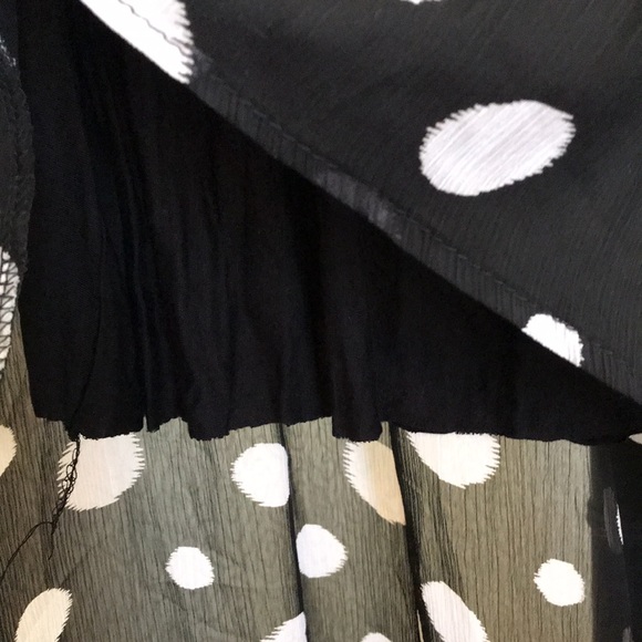 Polka dot asymmetrical dress - Picture 6 of 6